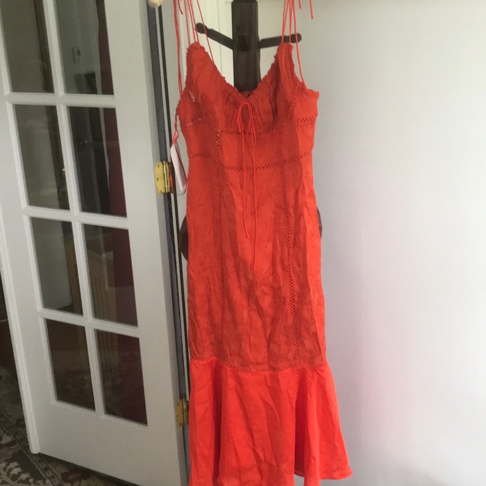 NWT Free People Athena Midi Dress Sz 4